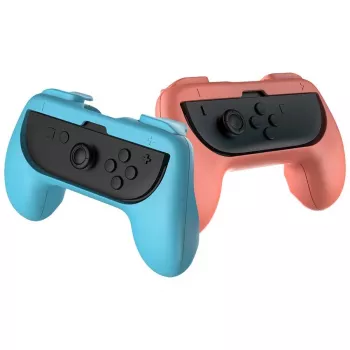 Subsonic patogūs valdiklių laikikliai Joy-Con – rožinė/turquoise, 2 vnt., Switch & Switch 2