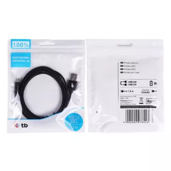 TB USB-C laidas 1,5 m juodas (AKTBXKUCSBA150B)