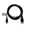 HDMI kabelis SAVIO CL-39 1 m — A tipo (vyriškas) į D tipo Micro (vyriškas), HDMI 1.4, 4096x2160, ARC, Ethernet, paauksuoti kontaktai, juoda