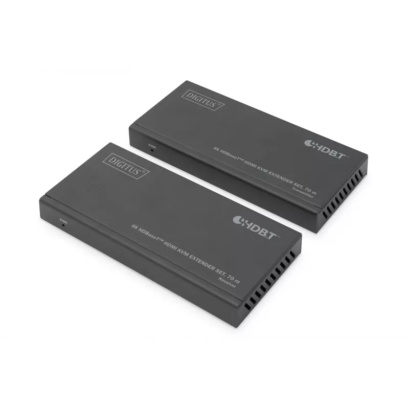 KVM prailgintuvas Digitus 4K HDBaseT HDMI 70 m laidinis