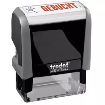 Antspaudas WEDO Office Printy 4912 modelis 4.0 su tekstu „Booked“