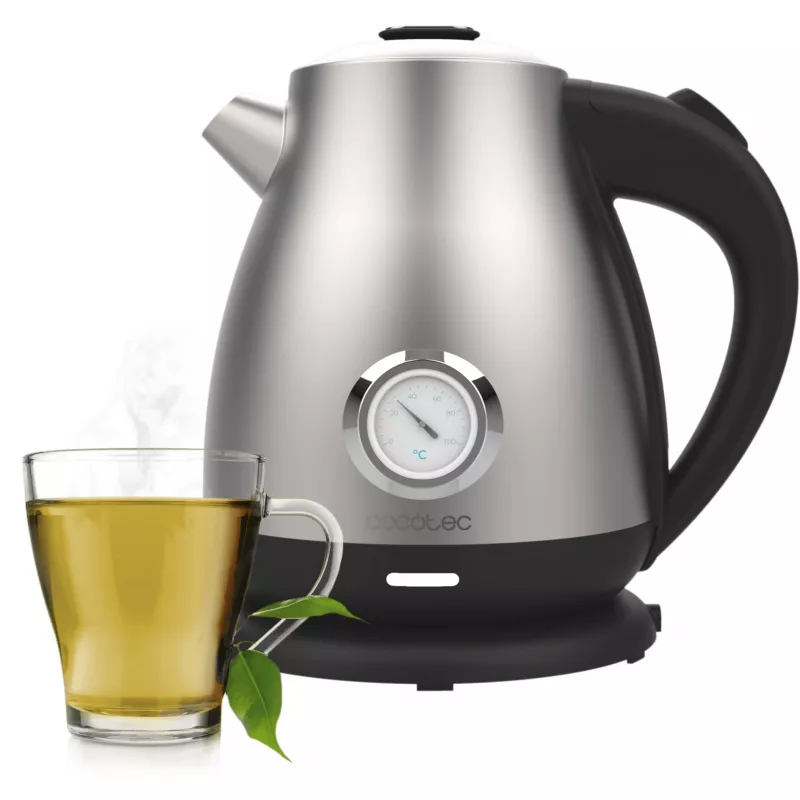 Cecotec Thermosense 620 Retro Steel elektrinis virdulys 1,7 L 2200 W nerūdijantis plienas