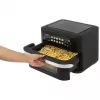 Kaitvėjo gruzdintuvė ProfiCook PC-FR 1313 H — 10 l, 2400 W, 10 programų, liečiamasis valdymas, nerūdijantis plienas/juoda