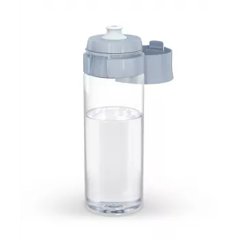 Filtravimo butelis BRITA Vital Pastelinė mėlyna 600 ml su 2 MicroDisc filtrais, be BPA, tinkamas plauti indaplovėje