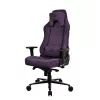Žaidimų kėdė Arozzi Vernazza SoftFabric Violetinė – ergonomiškas dizainas, reguliuojamos porankiai ir aukštis