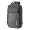 Crossbody krepšys Tomtoc Navigator-T24 S – juodas, kompaktiškas kasdieniam nešiojimui