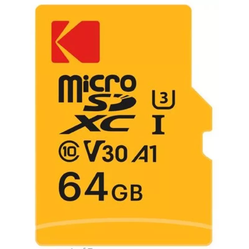 „Kodak“ 64 GB UHS-I U3 Ultra microSD atminties kortelė EKMSDM64GXC10HPRK