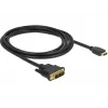 DeLOCK vaizdo kabelis HDMI / DVI-D (vyriškas) į HDMI (vyriškas) 2 m, juodas