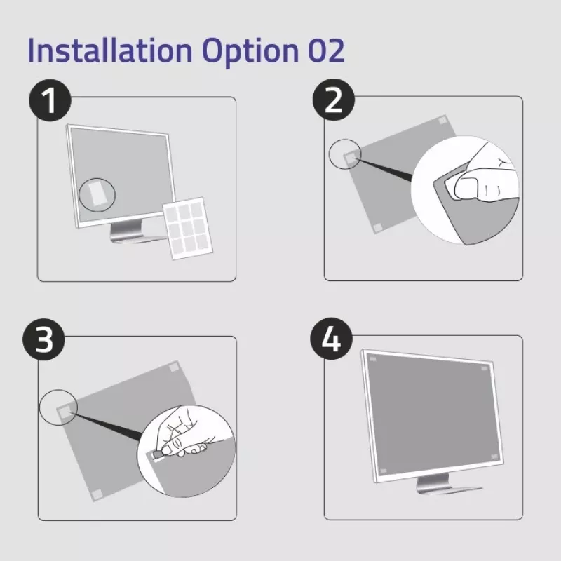 Qoltec GDPR privatumo filtras 23 colių | 16:9 | Akių apsauga | Panoraminis