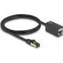 DeLOCK tinklo ilginimo kabelis RJ45 kištukas į RJ45 lizdą Cat.8.1 S/FTP 1 m juodas