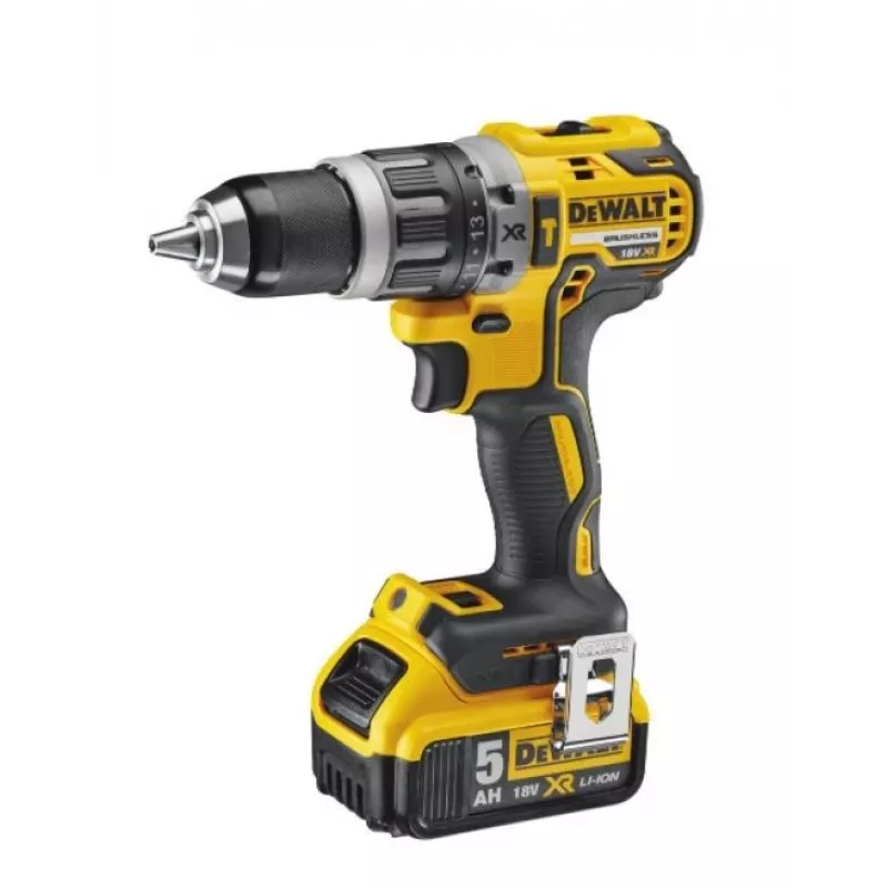„Dewalt“ 18 V sistemos baterijų rinkinys su gręžtuvu DCD796 ir suktuvu DCF887, 2 vnt.