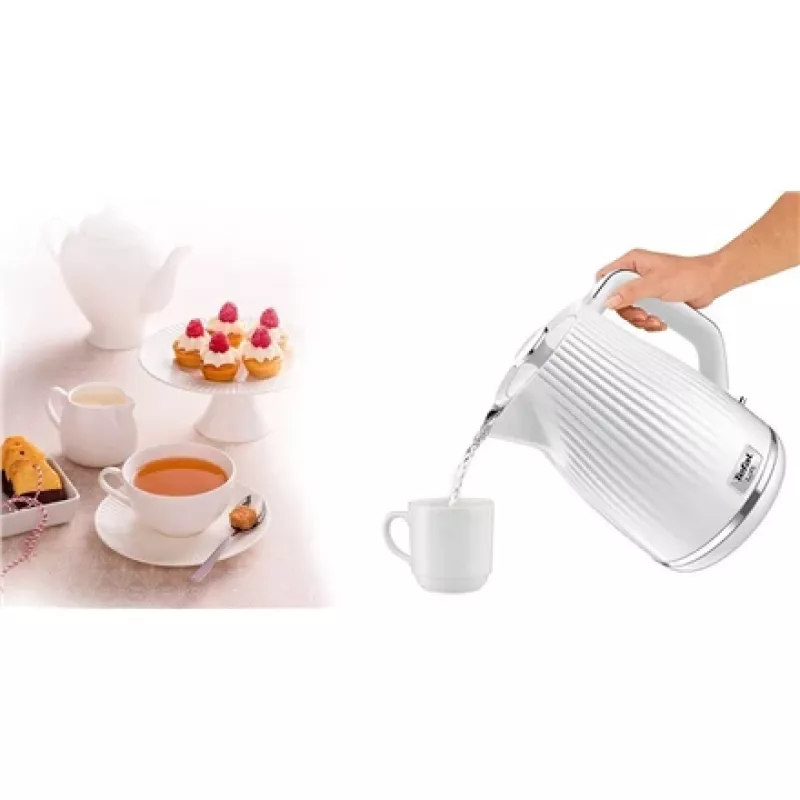 Elektrinis virdulys Tefal KO250130 – 1,7 L, 2400 W, baltas