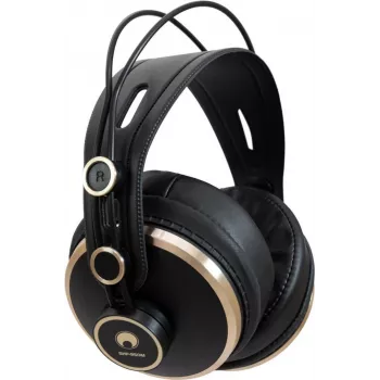Uždaros stebėjimo ausinės Omnitronic SHP-950M su 40 mm tvarkyklėmis