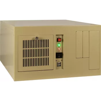 Mini serverio korpusas INTER-TECH IPC S38 su 2x USB 2.0 ir 1x 120mm ventiliatoriumi