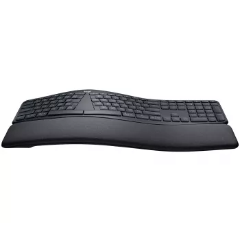 Logitech ERGO K860 – belaidė klaviatūra, 2.4 GHz, Bluetooth 5.0, QWERTY GB, grafito spalva