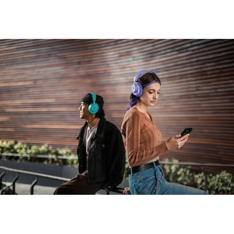 Ausinės Steelseries Arctis Nova 3P Wireless, skirta PlayStation, levandų spalvos