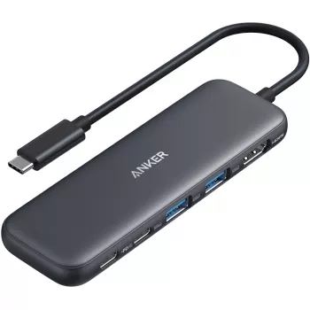Anker 332 USB 3.2 Gen 1 Type-C laidinis juodas 100W 4K Ultra HD