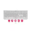 CHERRY KC 1000 klaviatūra namams USB, šveicariškas išdėstymas, pilka