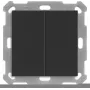 MDT BE-TAL55B206.01 KNX mygtukas Light 55 Basic 2-jų krypčių juodas matinis Neutral 1