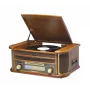 DENVER MCR-50 MK3 stiprintuvas, kasetinis grotuvas, CD/MP3 grotuvas, skaitmeninis grotuvas, patefonas, radijas, skaitmeninis įrašymas, 5W