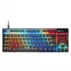 Mechaninė žaidimų klaviatūra STEELSERIES Apex Pro TKL Gen 3 OmniPoint — be skaičių bloko, reguliuojamas jungiklių jautrumas, kompaktiškas išdėstymas