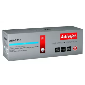 Activejet ATH-531N kasetė (HP 304A CC531A, Canon CRG-718C; Supreme; 3200 puslapių; žydra)