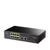 Cudy GS1010PS2 tinklo jungiklis, nevaldomas, Gigabit Ethernet (10/100/1000), PoE, juodas
