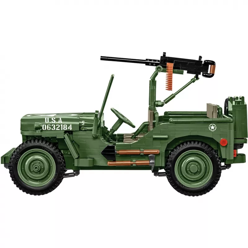 Cobi COBI-2805 Willys MB kaladėlių rinkinys, 1207 vnt., serija Historical Collection, plastikinis, 10+