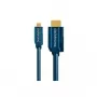 Micro-HDMI+Adapter kabelis Ethernet (HDMI A / HDMI Micro D) - 2,0 m greitas HDMI į Micro-HDMI adapteris