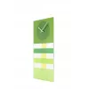 NeXtime klok 2855gn Bold Stripes sieninis laikrodis, žalias, 19 x 38 cm