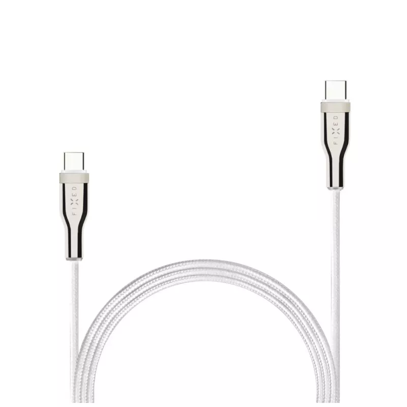 USB pintas laidas Fixed FIXDB-CC12-WH 100W, baltas, patvari pinta pynė, duomenys ir įkrovimas