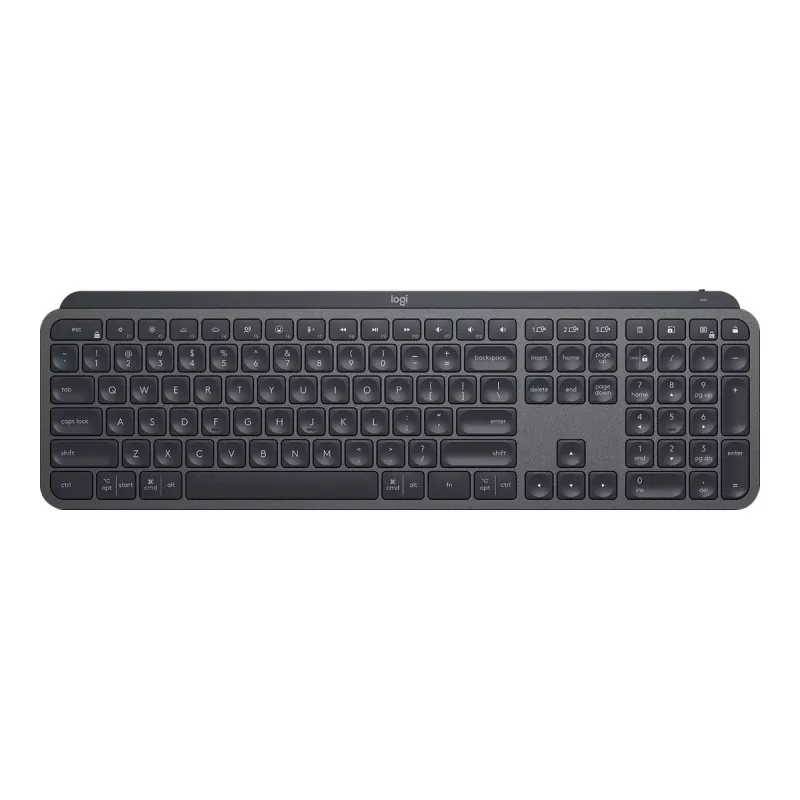 Logitech MX Keys Combo verslui – belaidė klaviatūra ir pelė su foniniu apšvietimu, QWERTY GB, grafito spalvos