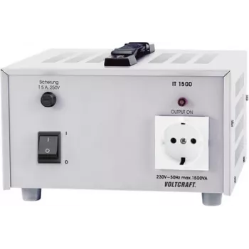Voltcraft IT-1500 Universalus laboratorinis atskyrimo transformatorius 1500 VA 230 V/AC