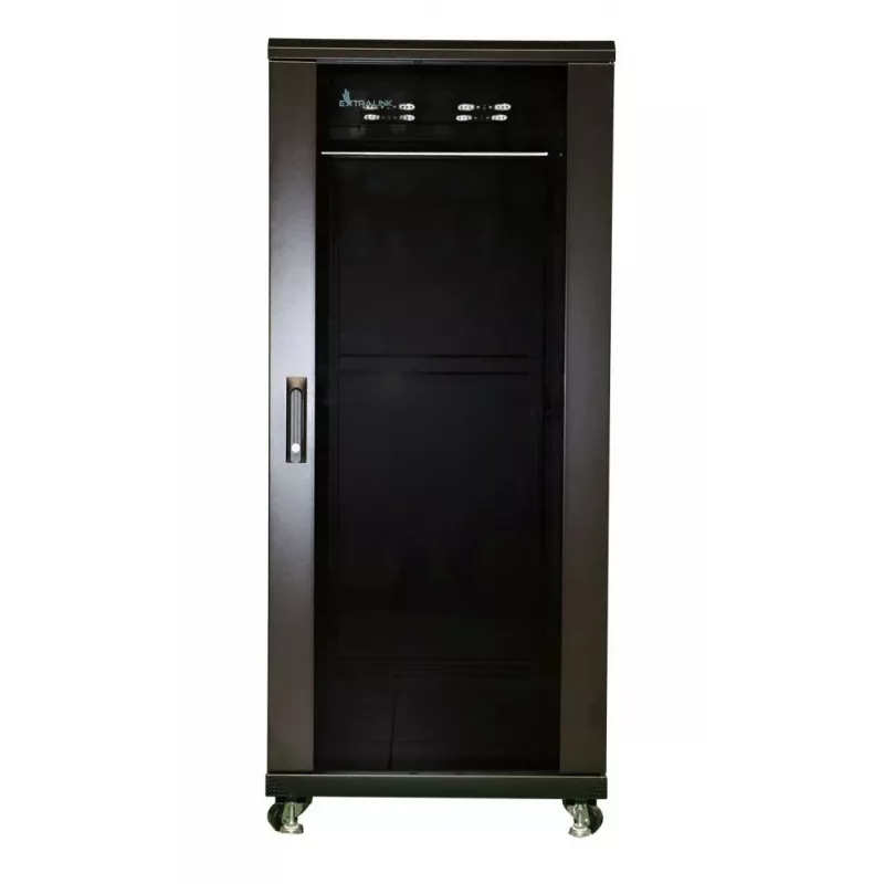 Extralink EX.11366 stelažo spinta 27U laisvai pastatoma juoda