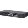 Dahua Technology S3016-16GT tinklo jungiklis (nevaldomas, L2, Gigabit Ethernet, 16 prievadų, juodas)