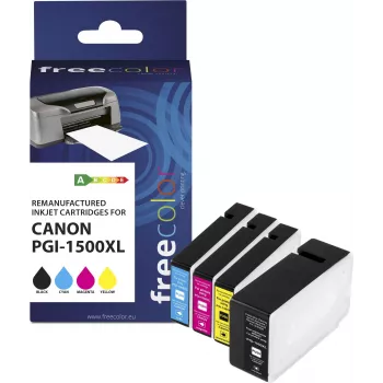 Kasetė Freecolor Canon PGI-1500XL Multipack BK/C/M/Y