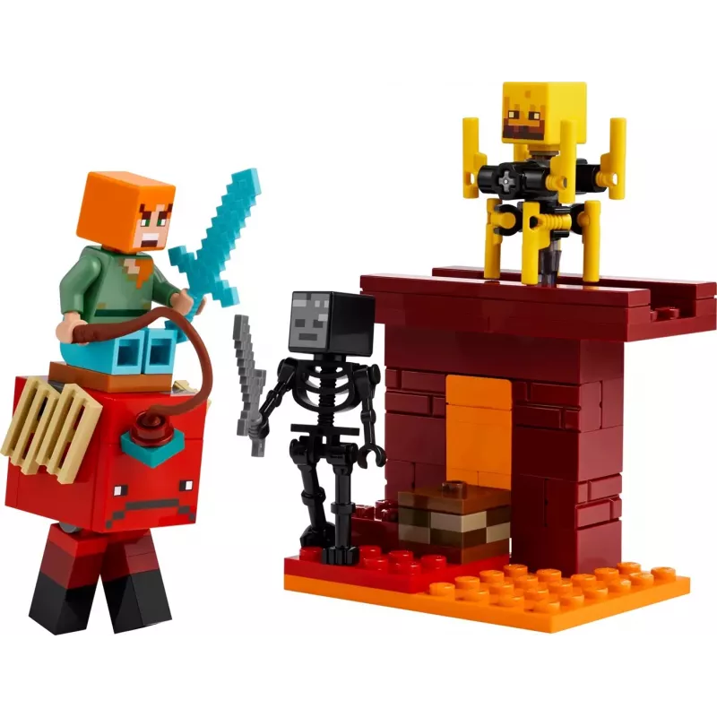 LEGO MINECRAFT 21266 Nether Lavos Mūšis