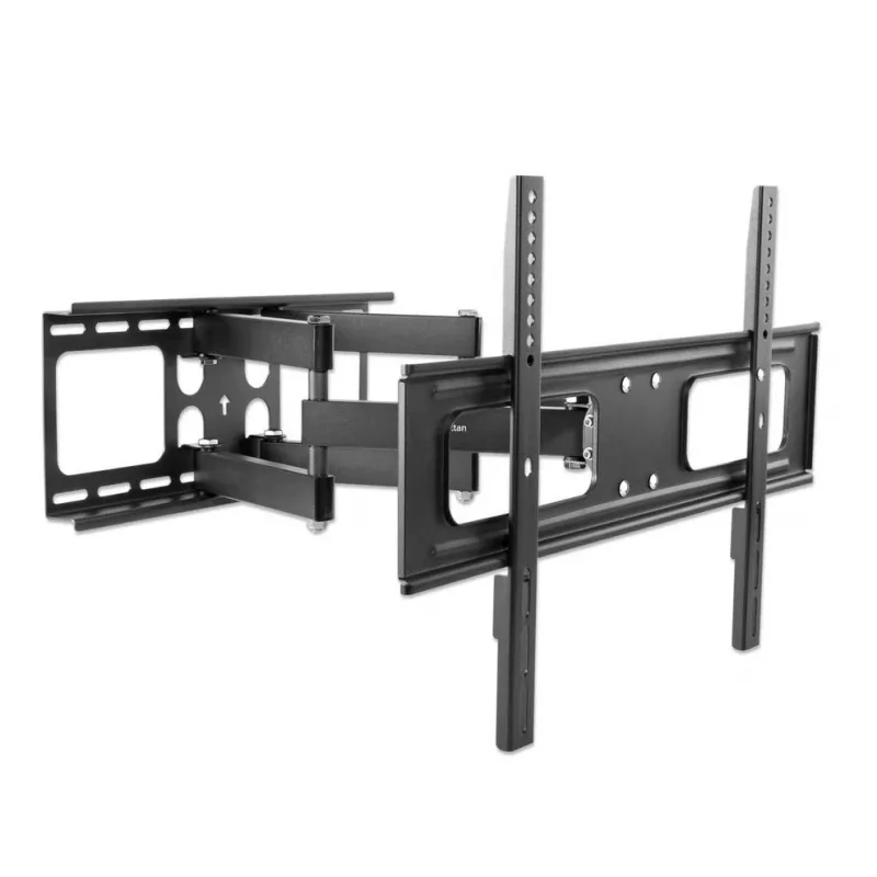 Manhattan Outdoor TV laikiklis pilno judesio, 37-65 colių, VESA 200x200-600x400 mm, atsparus oro sąlygoms, juodas