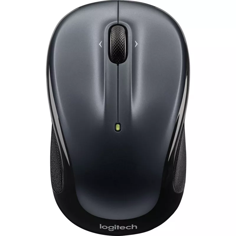 Pelė LOGITECH M325s, optinė, 5 mygtukai, belaidė 2.4 GHz, USB imtuvas, tamsiai pilka