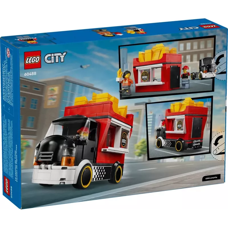 LEGO CITY 60488 Bulvių traškučių maisto sunkvežimis
