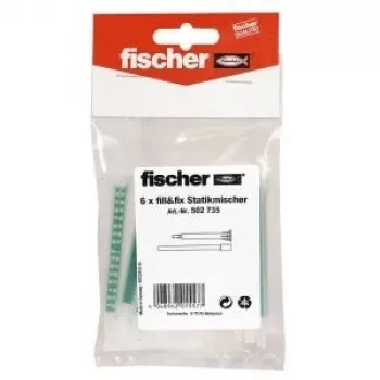 Fischer 502735 Fill & Fix atsarginiai statiniai maišytuvai, 6 vnt.