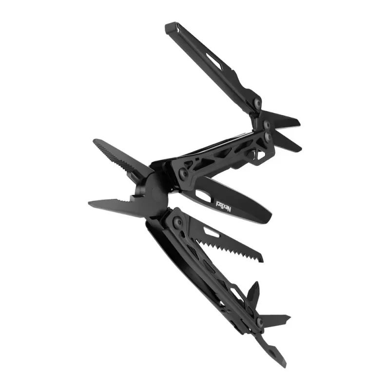 Multitoolas Nextool NE20151 — 11-in-1 sulankstomas daugiafunkcis įrankis, juodas