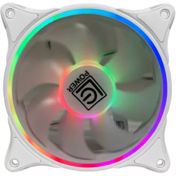 LC-Power LC-CF-120-ARGB-W 120 mm ARGB korpuso ventiliatorius – baltas