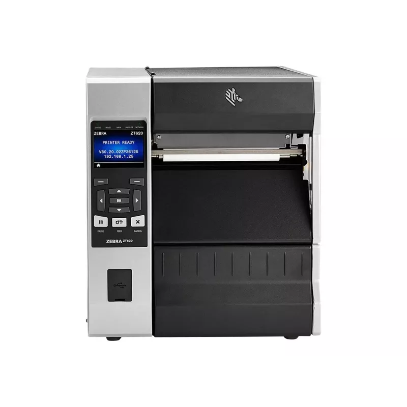 Zebos ZT620 etikečių spausdintuvas – terminis perkėlimas, 300 x 300 DPI, laidinis ir belaidis Ethernet LAN, Bluetooth
