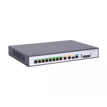 HPE FlexNetwork MSR958X maršrutizatorius su 8 prievadų jungikliu, 1GbE, 6 WAN prievadais, Wi-Fi, montuojamas į stovą (S0P11A)