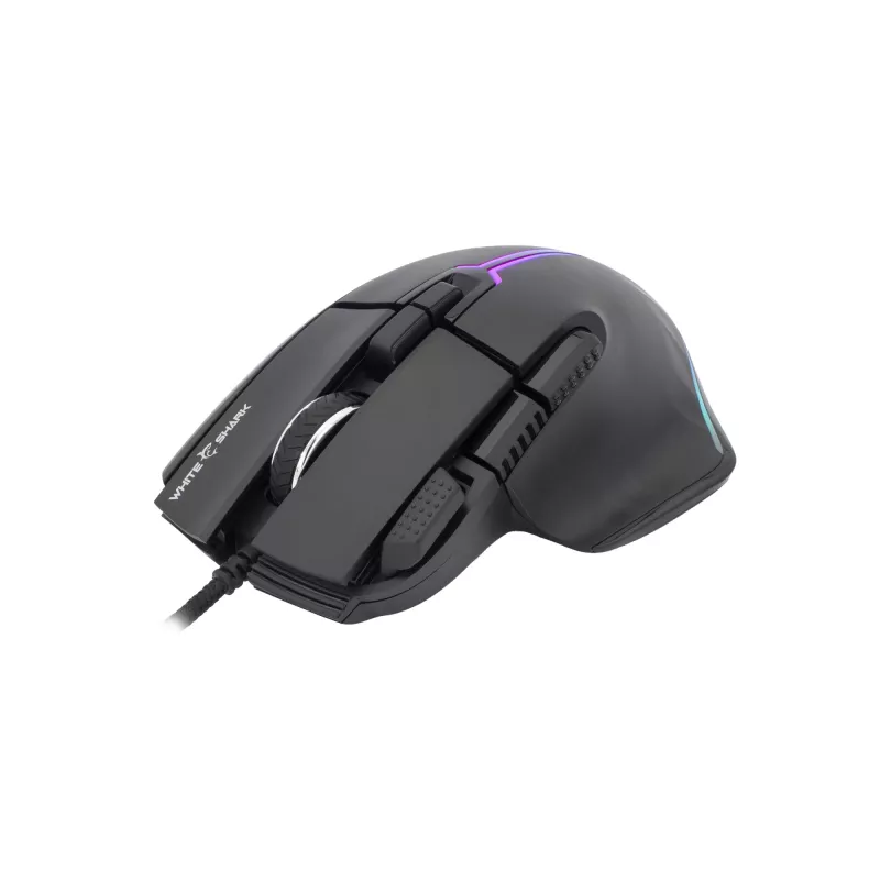 Pelė White Shark MARROK Juoda USB Type-A
