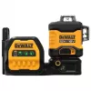 Lazerinis nivelyras DeWalt DCE089D1G18-QW žalias spindulys savaiminis išsilyginimas 360° su imtuvo suderinamumu