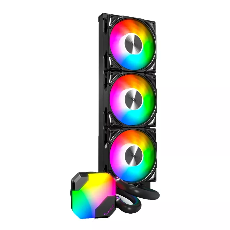 Montech Hyper Flow ARGB 360 mm juodas – AIO vandens aušintuvas procesoriui