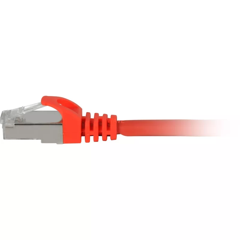 Tinklo kabelis Sharkoon Patch SFTP RJ-45 Cat.7a 7,5m Raudonas