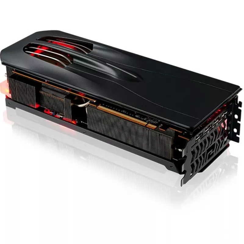 Powercolor keičiama galinė plokštė, skirta RX 7900er Red Devil, plastikinė, mažmeninė